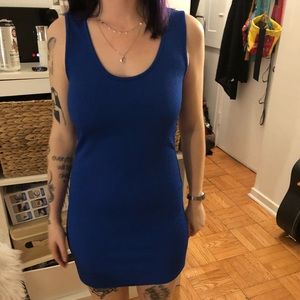 Bodicon Blue Dress